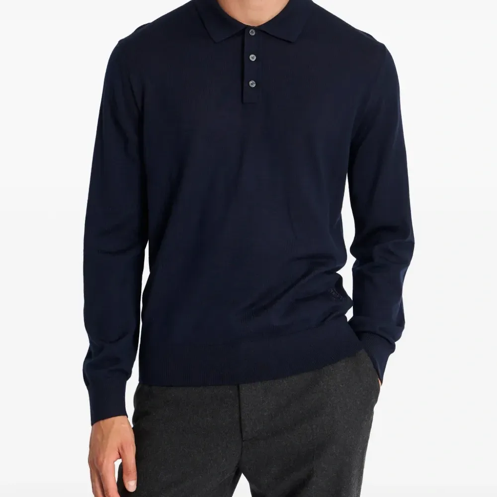 Джемпер с длинными рукавами и воротником пола