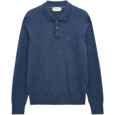 Тонкий свитер с воротником поло Тонкий свитер с воротником поло