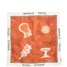 Шарф с графическим принтом Шарф с графическим принтом