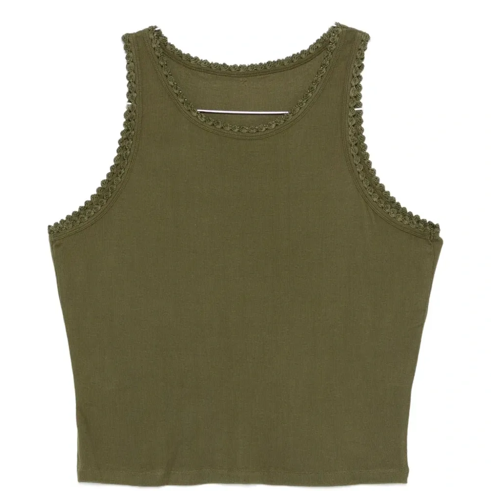 Майка без рукавов с круглым вырезом