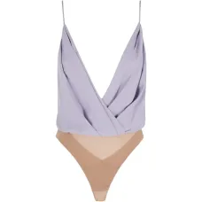 Боди-камисоль из креп-шифона с драпировкой Боди-камисоль из креп-шифона с драпировкой