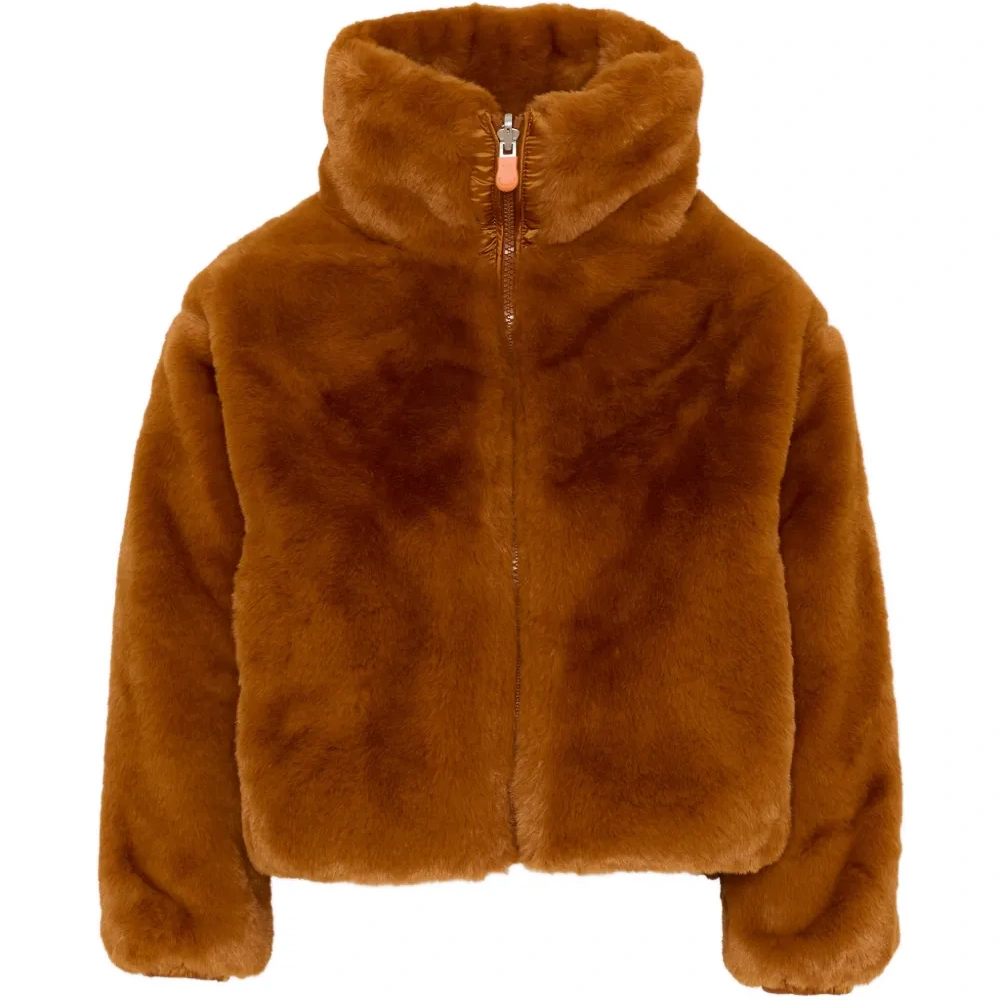 Куртка на молнии из искусственного меха