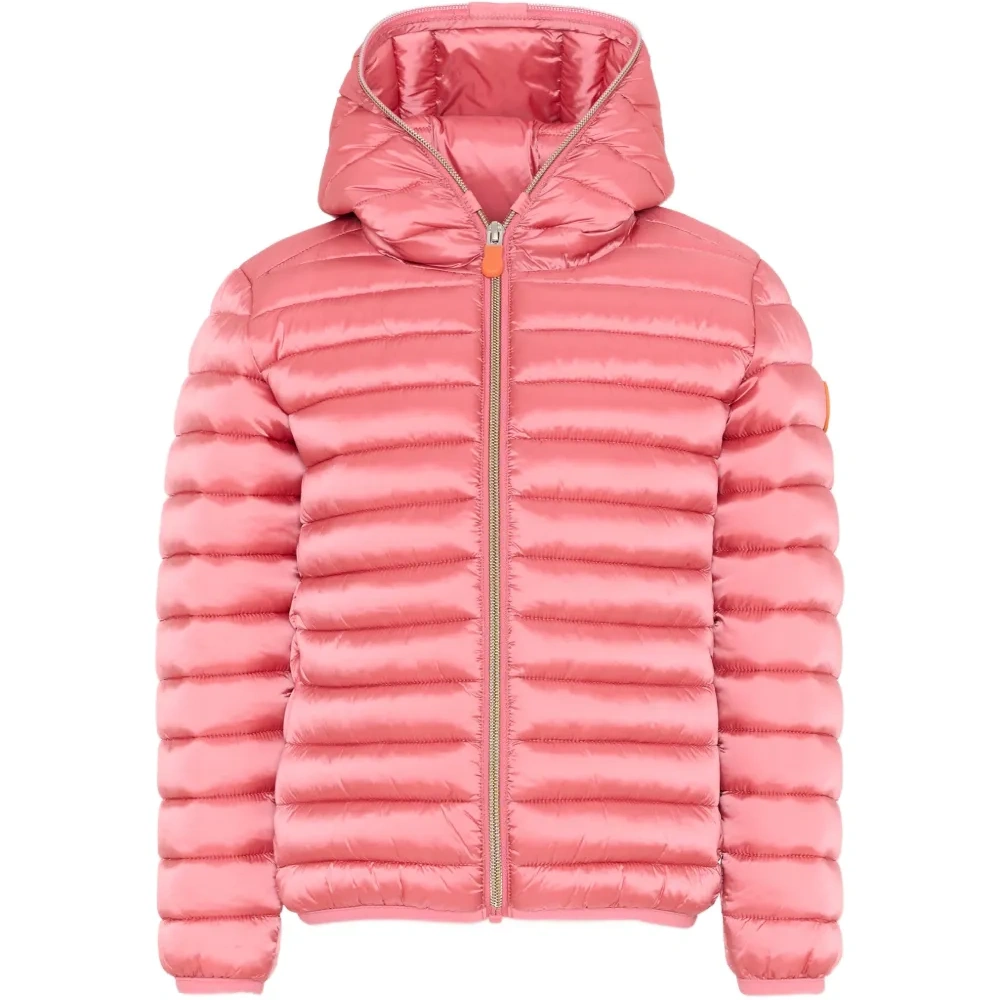 Стеганая куртка с капюшоном