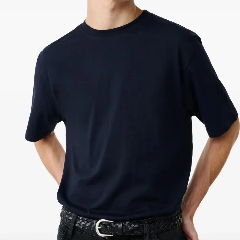 Футболка с круглым вырезом цвета брик