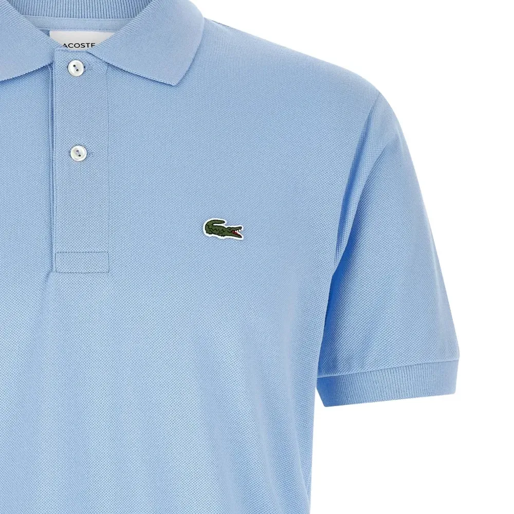 Футболка из пике с нашивкой-логотипом