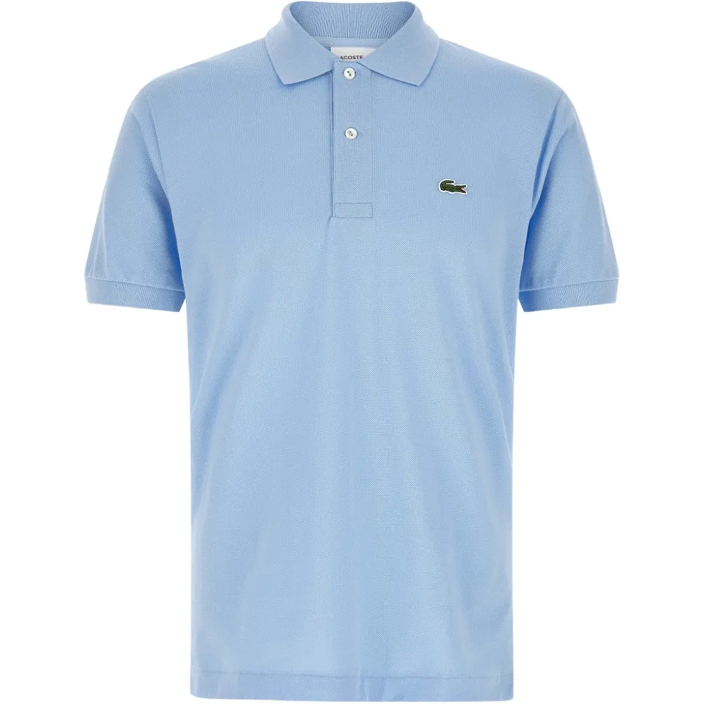 Футболка из пике с нашивкой-логотипом