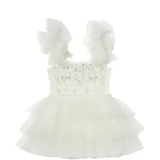 Платье-пачка с оборками и украшениями