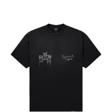 Футболка с графическим принтом породистых собак