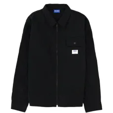 Рубашка-овершот с накладным карманом и нашивкой с логотипом Ebey