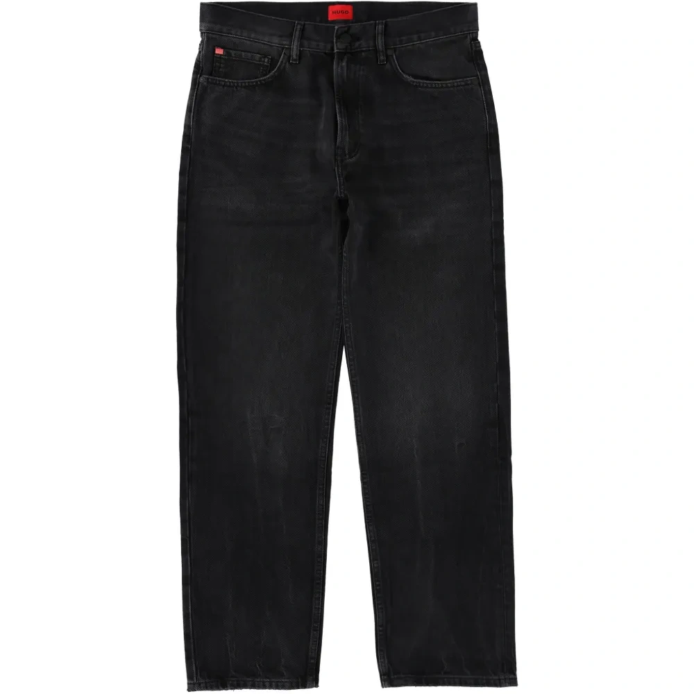 Серые джинсы