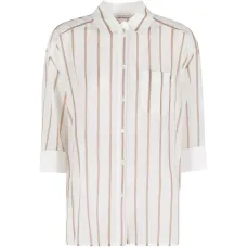 Рубашка Gracia в полоску с карманом
