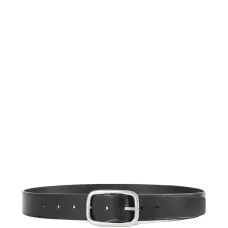 Овальный широкий ремень с пряжкой для жирной кожи Овальный широкий ремень с пряжкой для жирной кожи