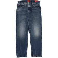 Джинсы с карманами и шлевками для ремня