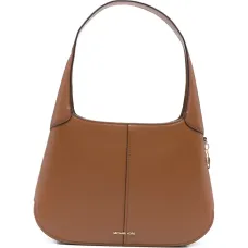 Сумка-тоут из кожи с подвеской-логотипом