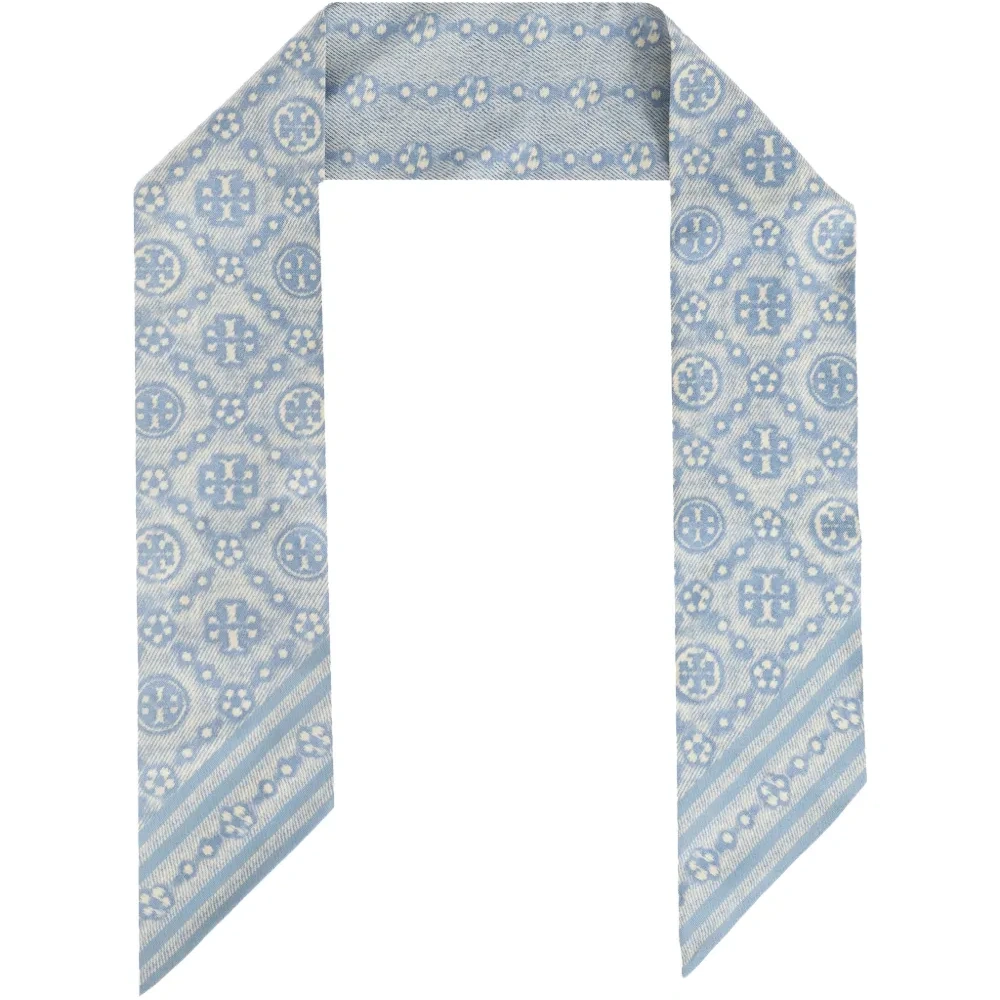 Шелковый шарф с узором