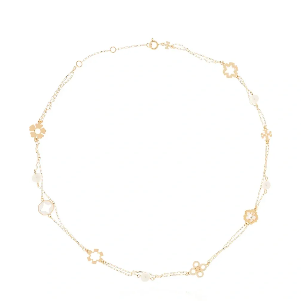 Ожерелье с цветком