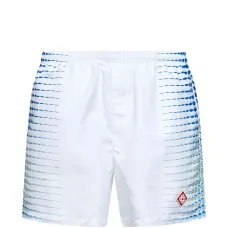 Шорты с эластичным поясом и нашивкой с логотипом