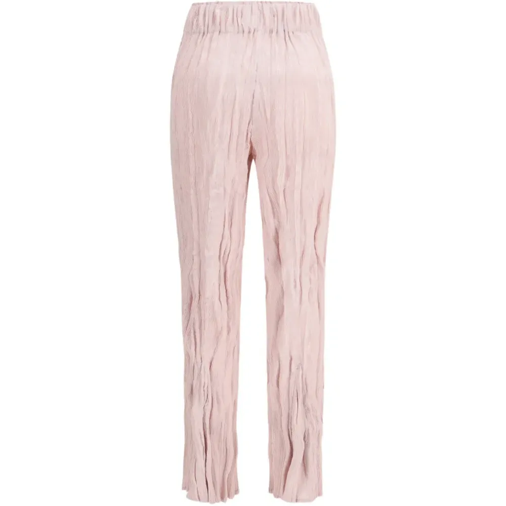 Плиссированные брюки с завышенной талией