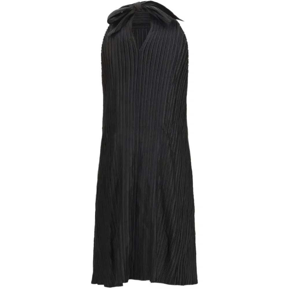 Мини-платье с бантом