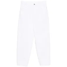 Джинсы Bessie белого цвета