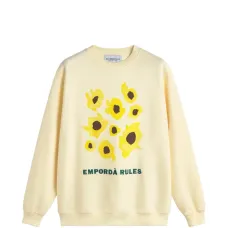 Свитшот с круглым вырезом и подсолнухами X Mas Sorrer Girasols