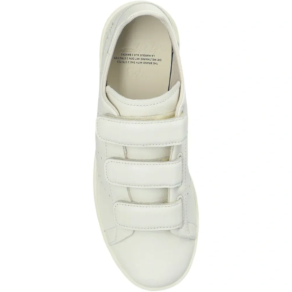 Кожаные кроссовки с тремя ремешками