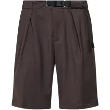 Плиссированные шорты с ремнём