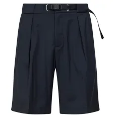 Плиссированные шорты с пряжкой