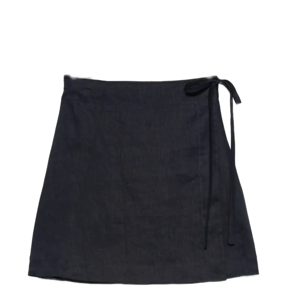 Мини-юбка с завязками