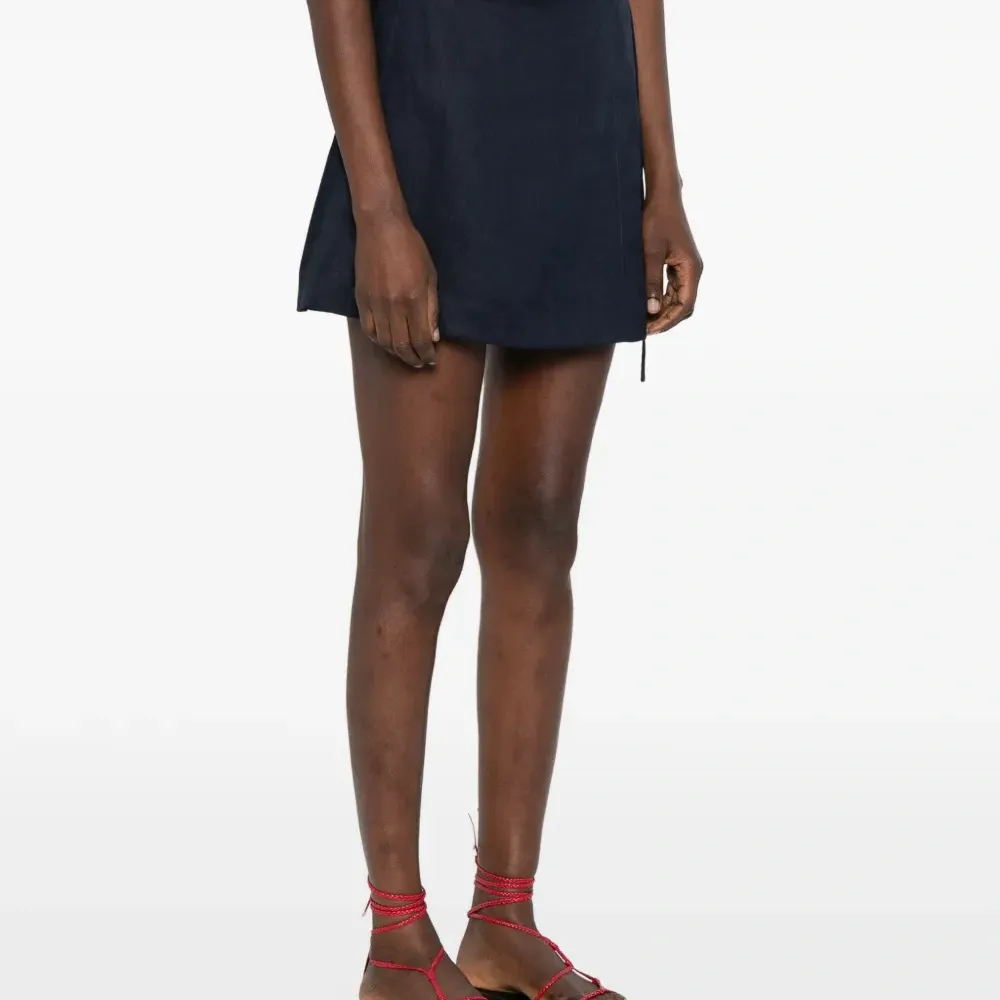 Мини-юбка с завязками