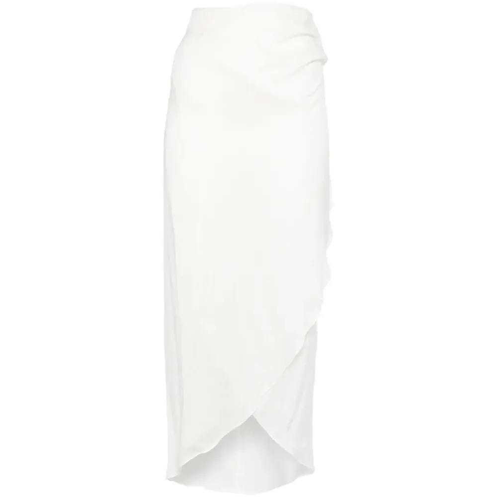 Миди-юбка с оборками