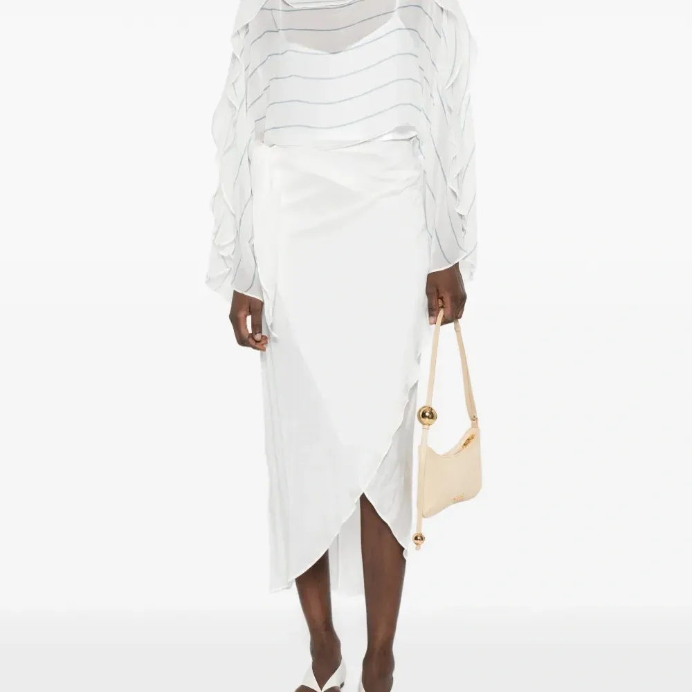 Миди-юбка с оборками