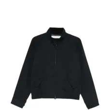 Пальто с карманами на пуговицах