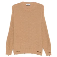 Трикотажный свитер с зигзагообразным узором Трикотажный свитер с зигзагообразным узором