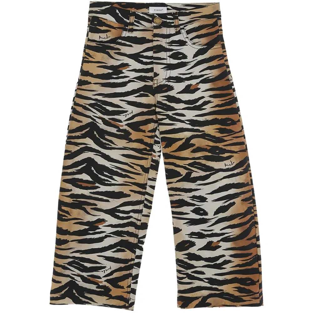 Брюки с тигровым принтом