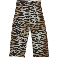 Брюки с тигровым принтом
