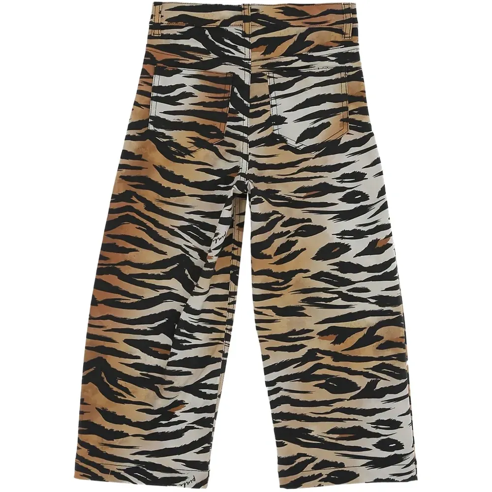Брюки с тигровым принтом