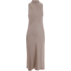 Платье миди без рукавов