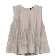 Плиссированный топ