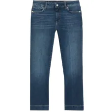 Джинсы с эффектом потертостей