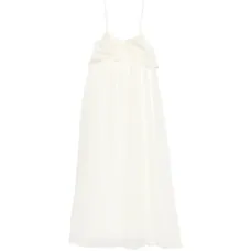 Платье миди с оборками