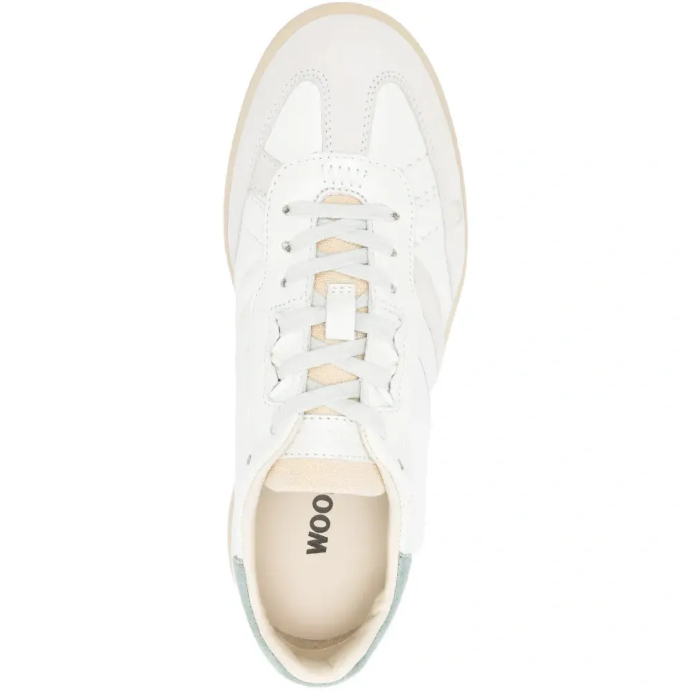 Кожаные кроссовки