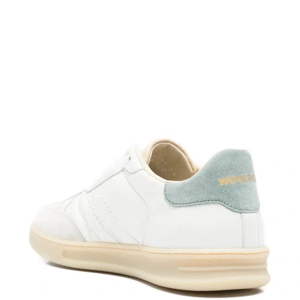 Кожаные кроссовки