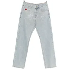 Джинсы с украшениями