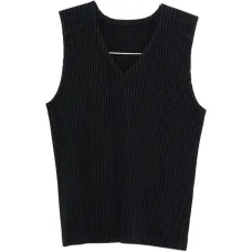 Плиссированная блузка с V-образным вырезом Плиссированная блузка с V-образным вырезом