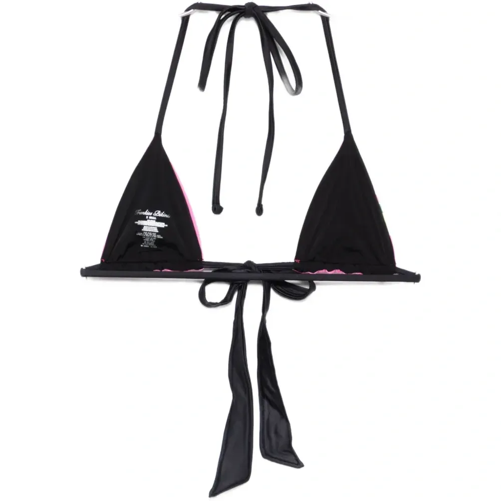 Бикини-топ с прибрежным цветочным принтом и завязками Бикини-топ с прибрежным цветочным принтом и завязками