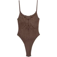Купальник Juliet с вышивкой и фигурным краем