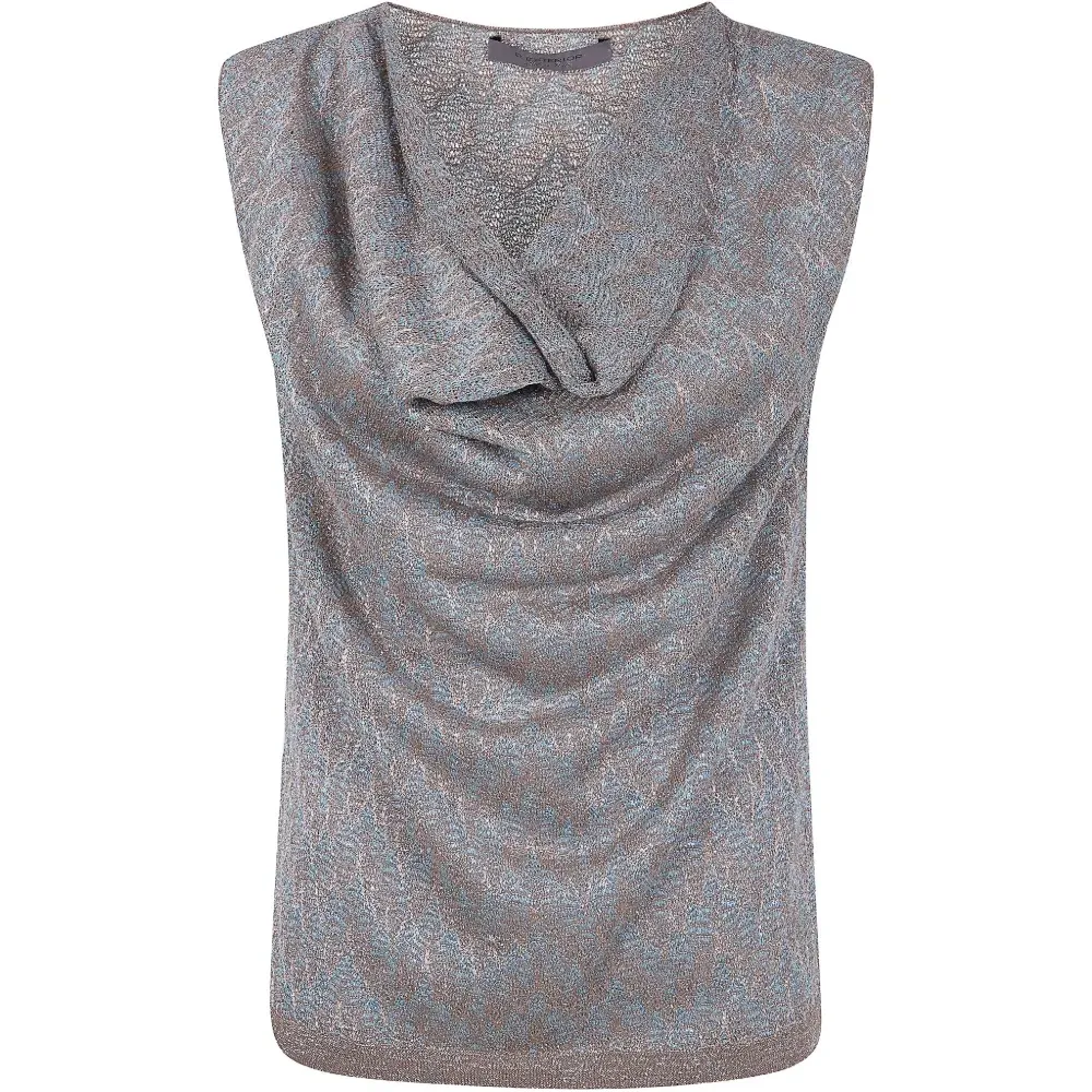 Топ с зигзагообразным узором