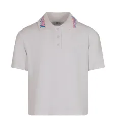 Поло с воротником и логотипом