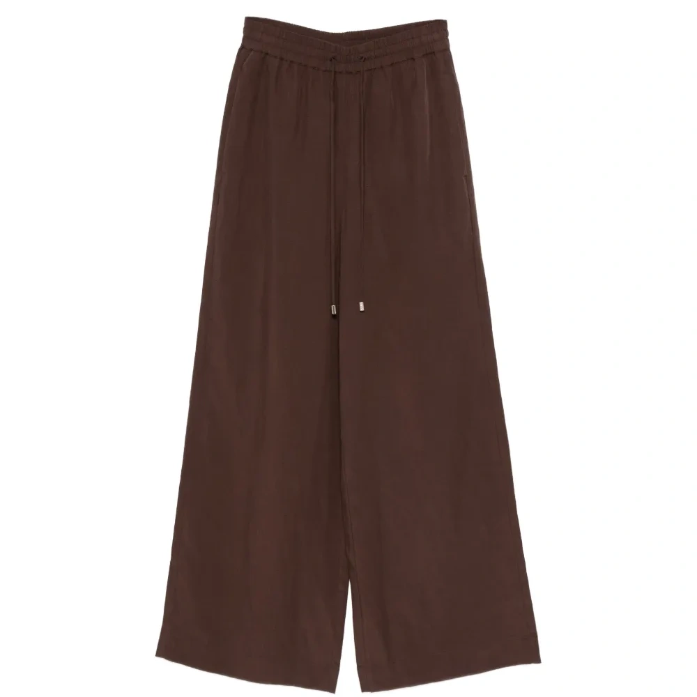 Брюки палаццо на завязках